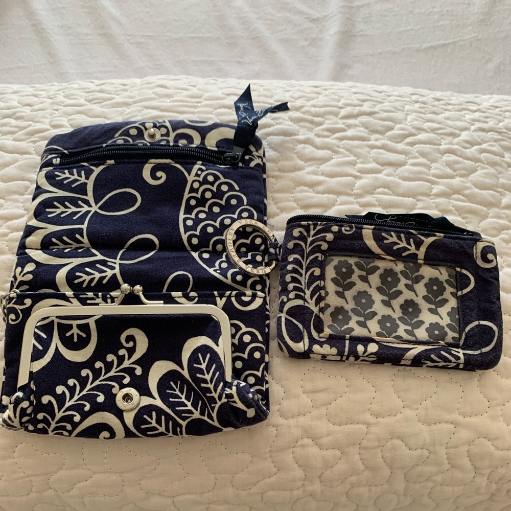 Vera Bradley compact wallet and ID
